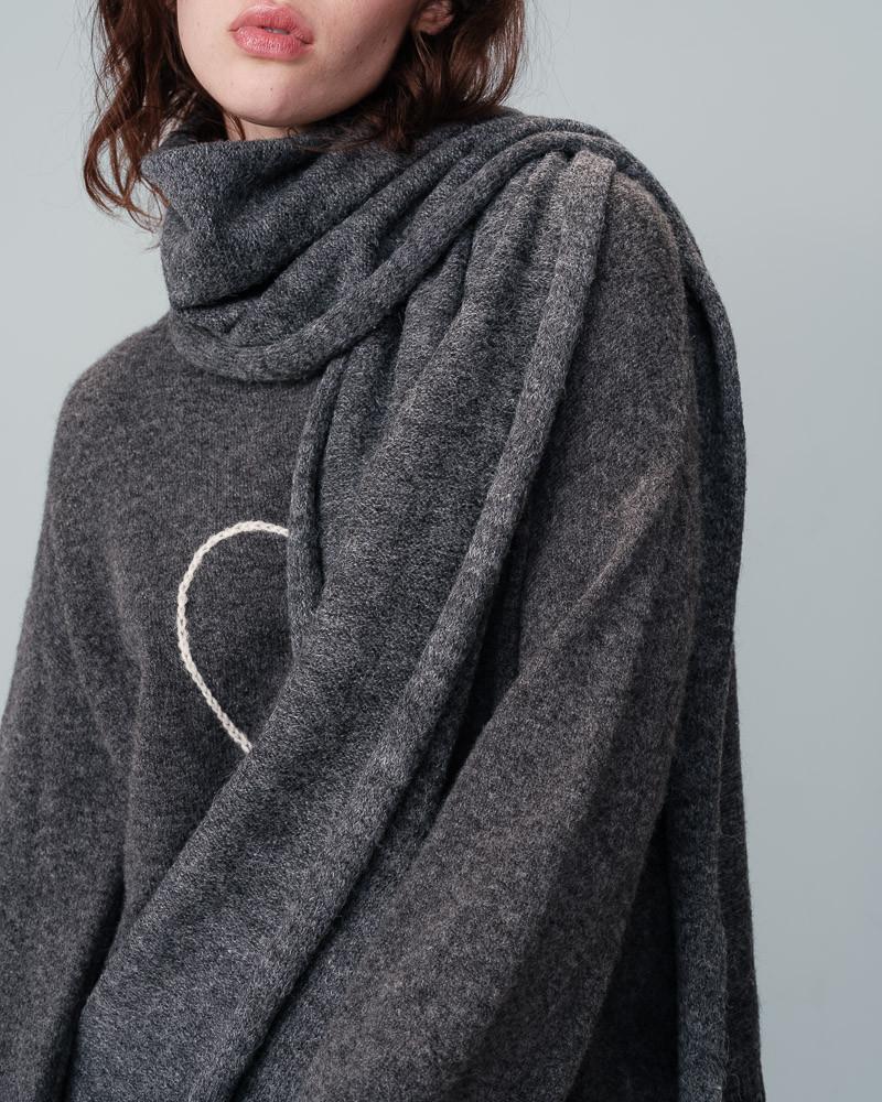 Grace & Mila ECHARPE ANTHRACITE NAOMIE
