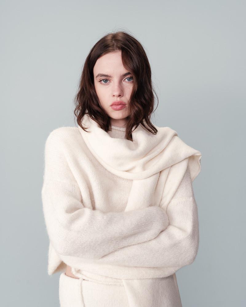 grace & mila ECHARPE ECRU NAOMIE