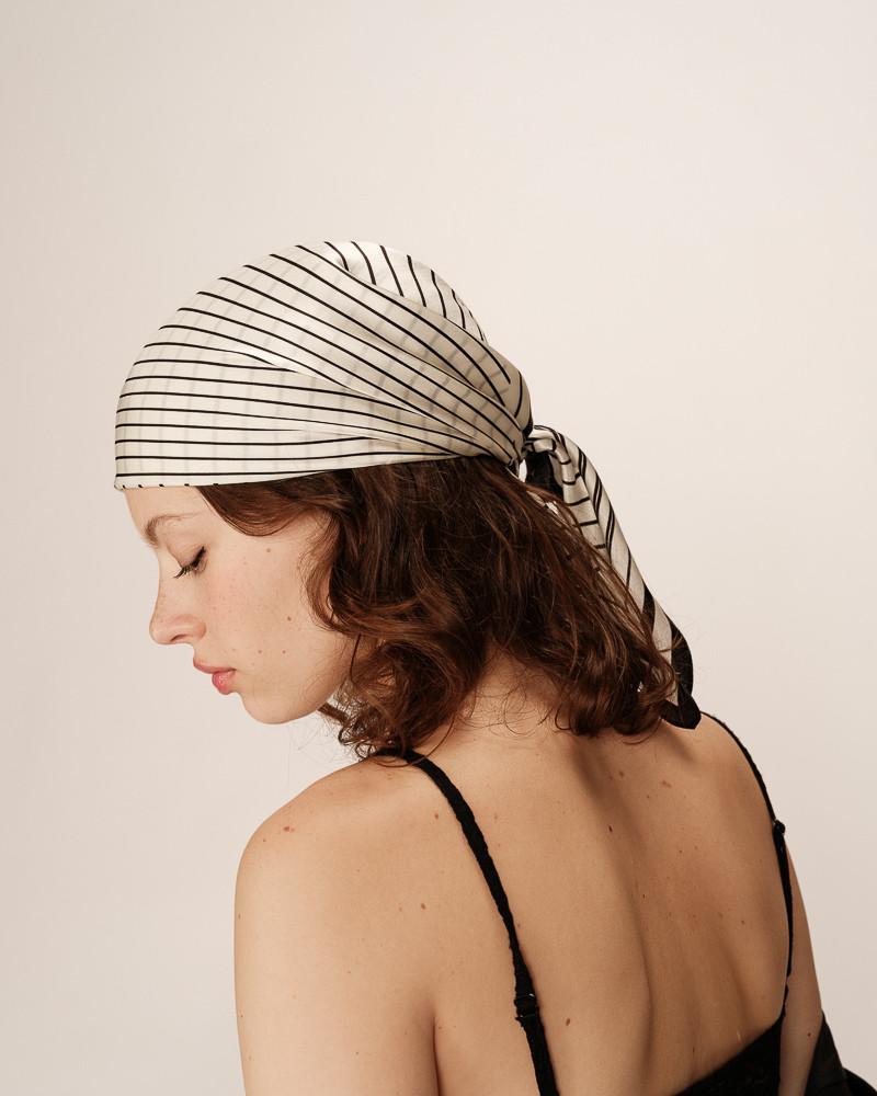 Grace & Mila FOULARD ECRU PEPPERMINT