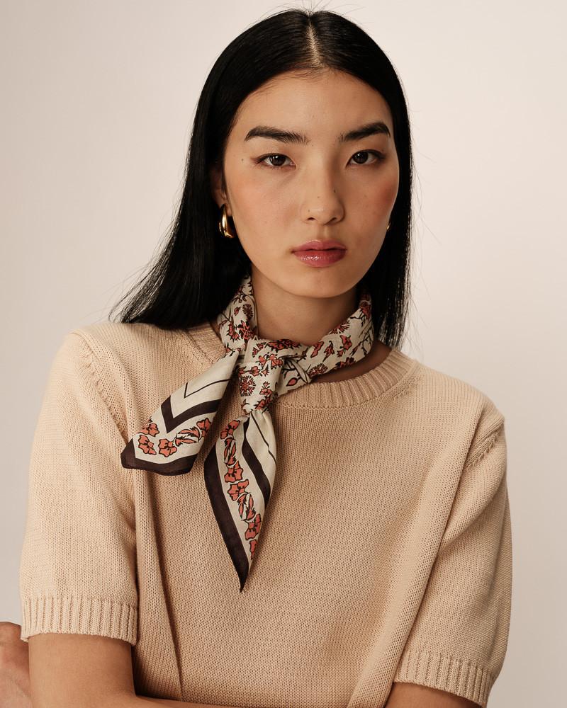 grace & mila FOULARD ROSE PAROLE