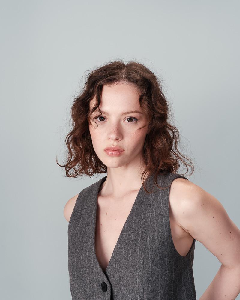 Grace & Mila GILET ANTHRACITE NICO