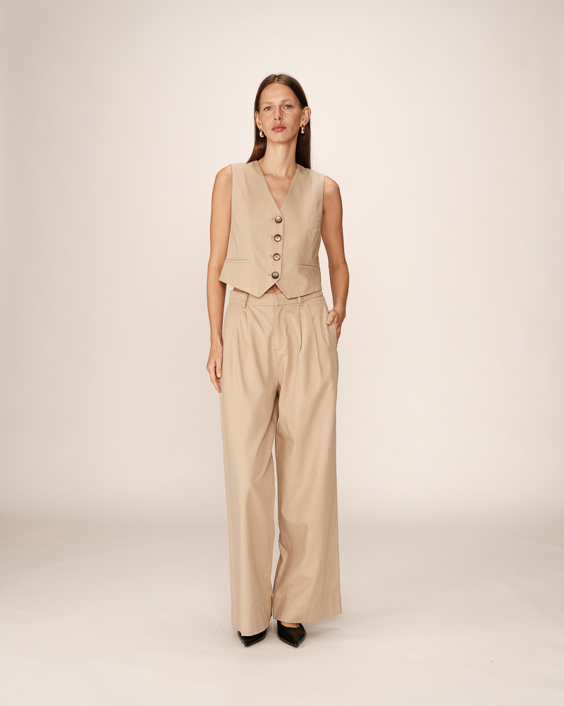 Grace & Mila GILET BEIGE PENN