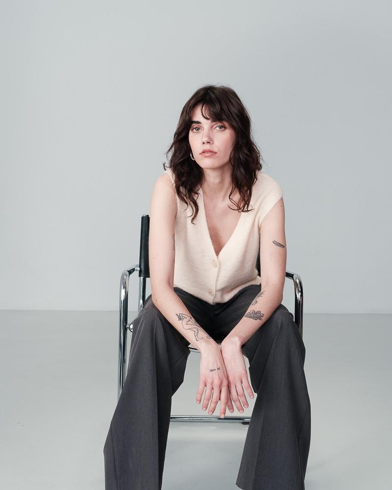 Grace & Mila GILET ECRU NARS