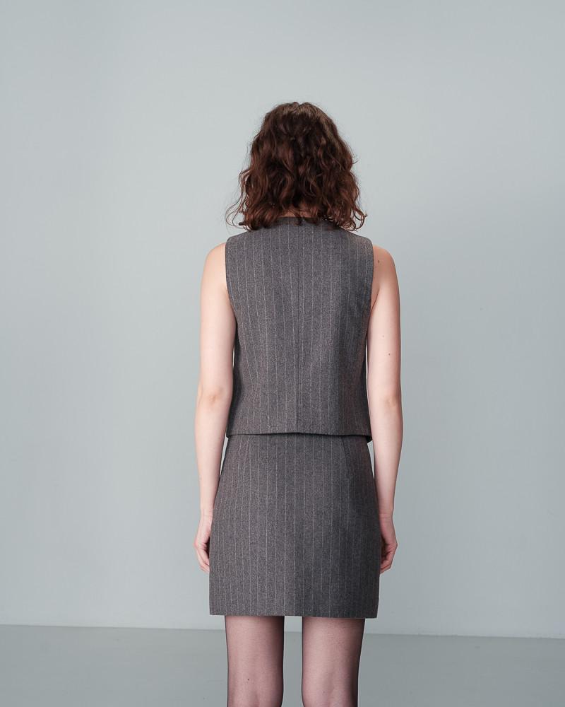 Grace & Mila JUPE ANTHRACITE NEEDLE