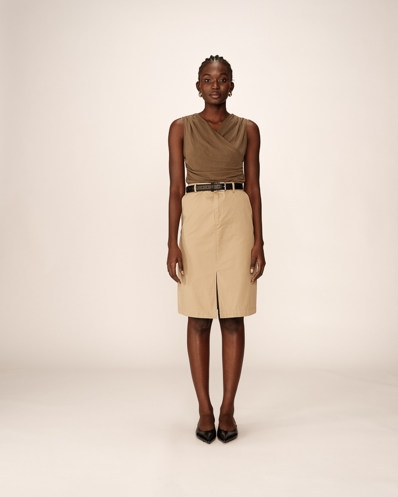 grace & mila JUPE BEIGE PENCIL