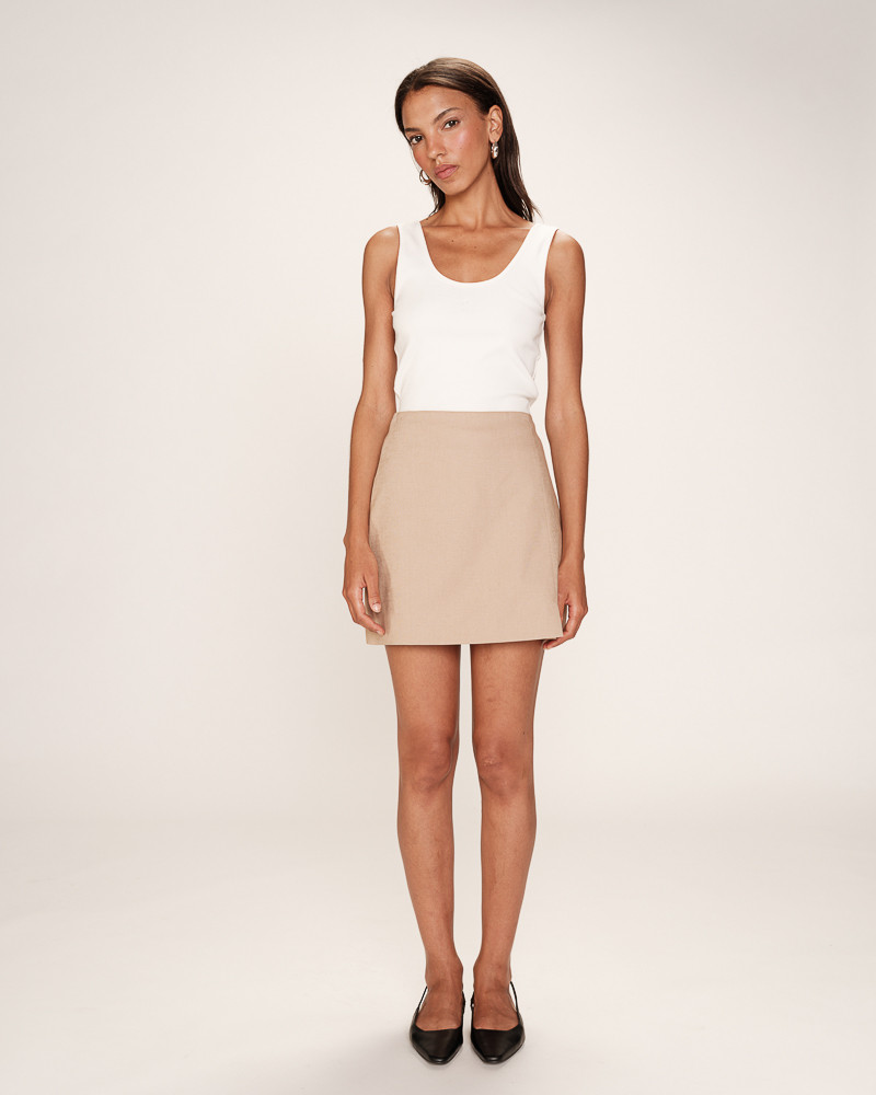 grace & mila JUPE BEIGE ROSO