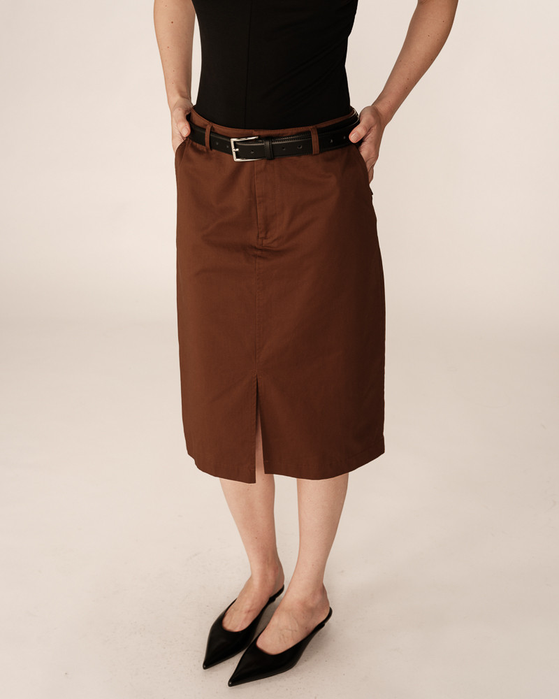 Grace & Mila JUPE CHOCOLAT PENCIL