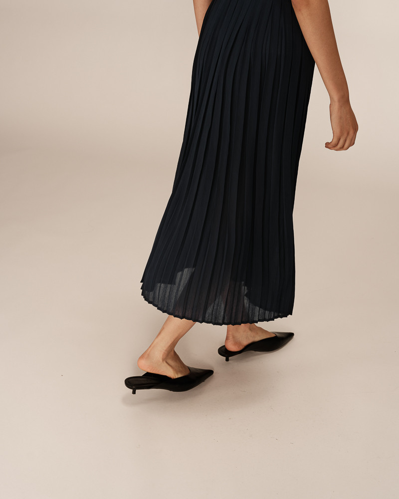 Grace & Mila JUPE MARINE PLISSE