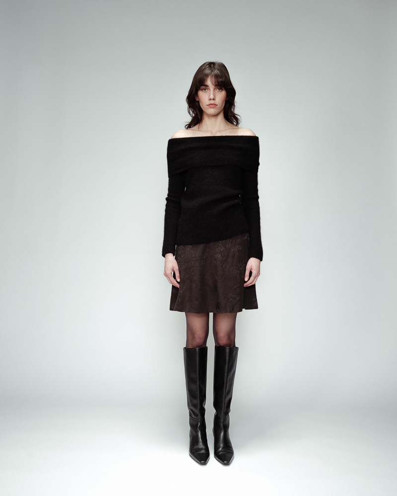 grace & mila JUPE NOIR OPALE