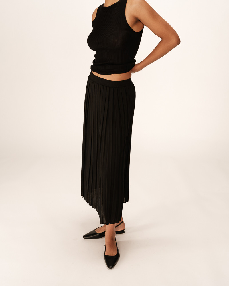 Grace & Mila JUPE NOIR PLISSE
