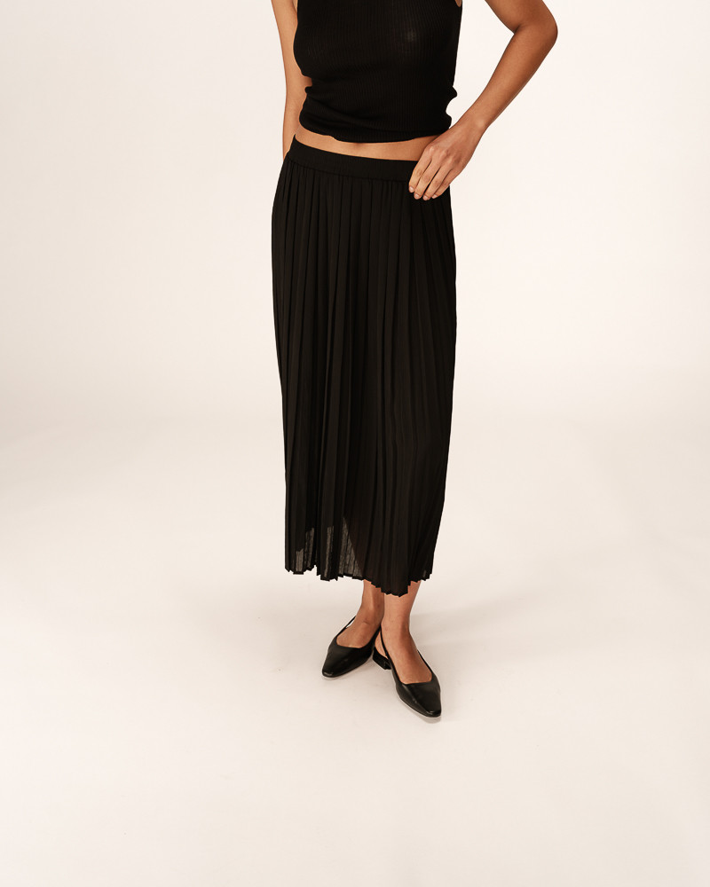Grace & Mila JUPE NOIR PLISSE