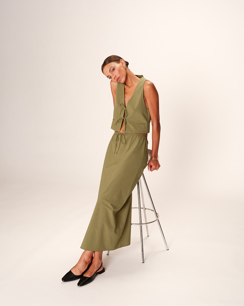 Grace & Mila JUPE VERT ROUSSE