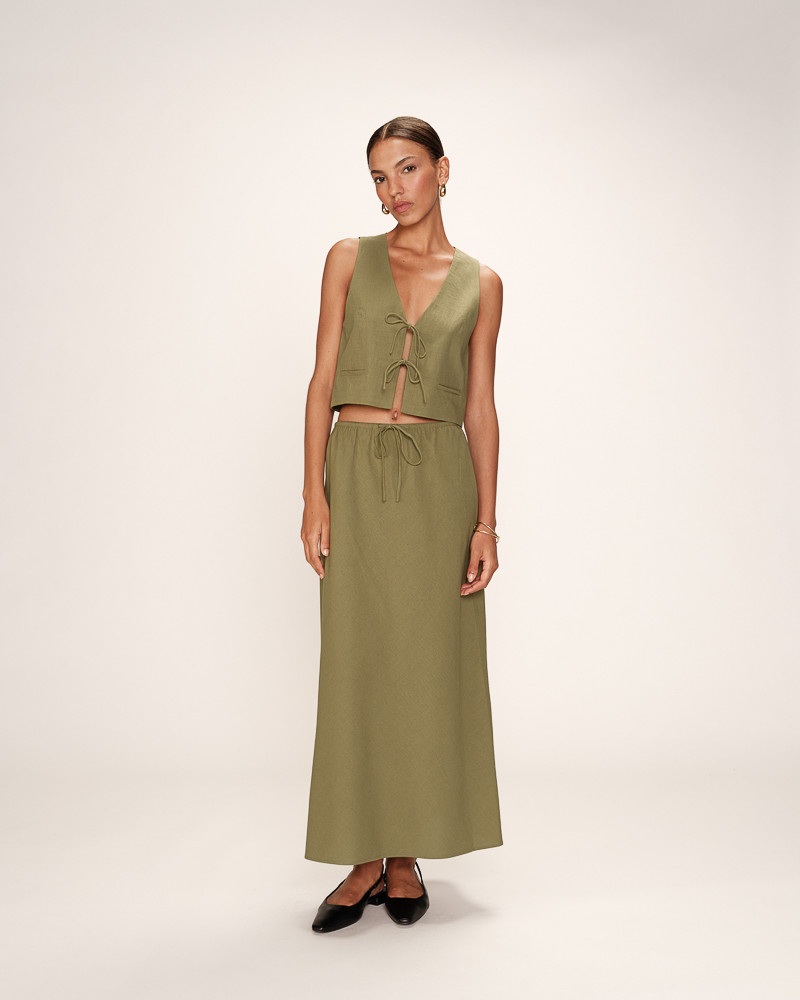 grace & mila JUPE VERT ROUSSE