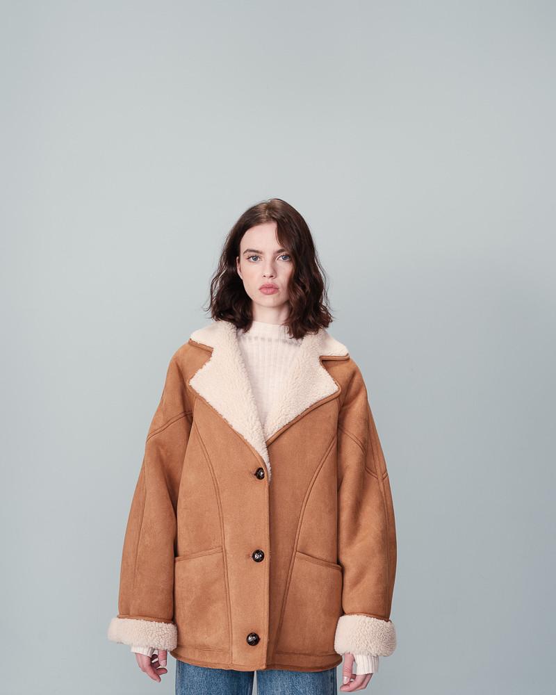 Grace & Mila MANTEAU CAMEL NOIRA