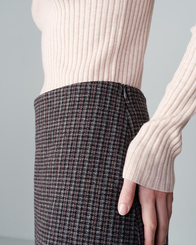 Grace & Mila MINI-JUPE ANTHRACITE NUTS