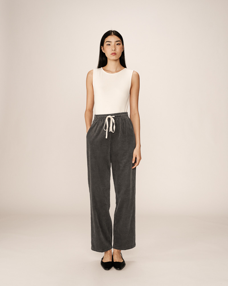 grace & mila PANTALON ANTHRACITE PAUL