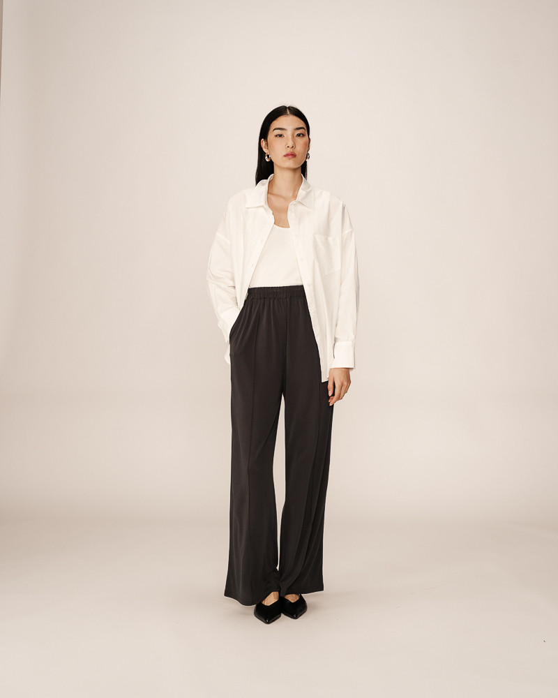 grace & mila PANTALON ANTHRACITE PAX