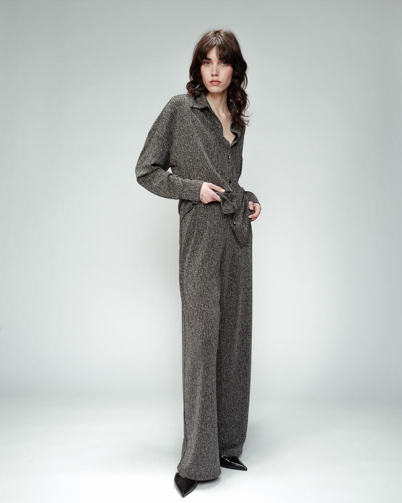 grace & mila PANTALON ARGENT OPIUM