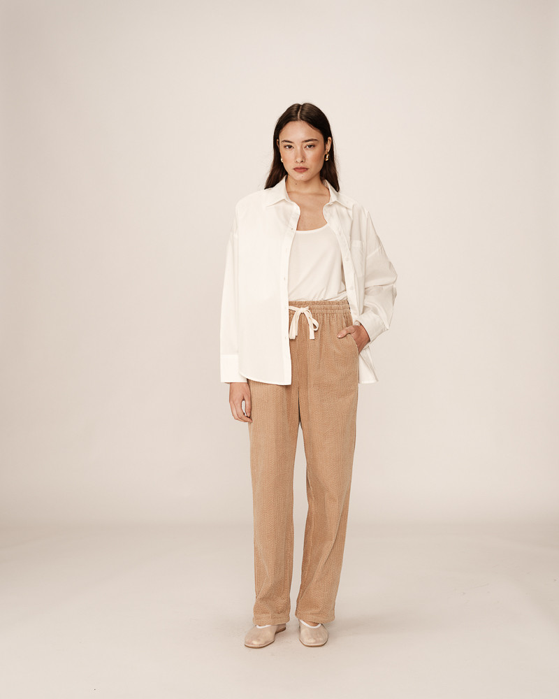 grace & mila PANTALON BEIGE PAUL