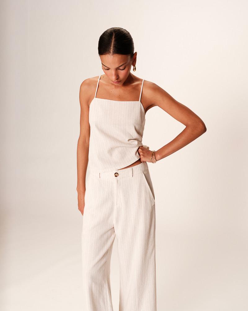 Grace & Mila PANTALON BEIGE ROMAIN