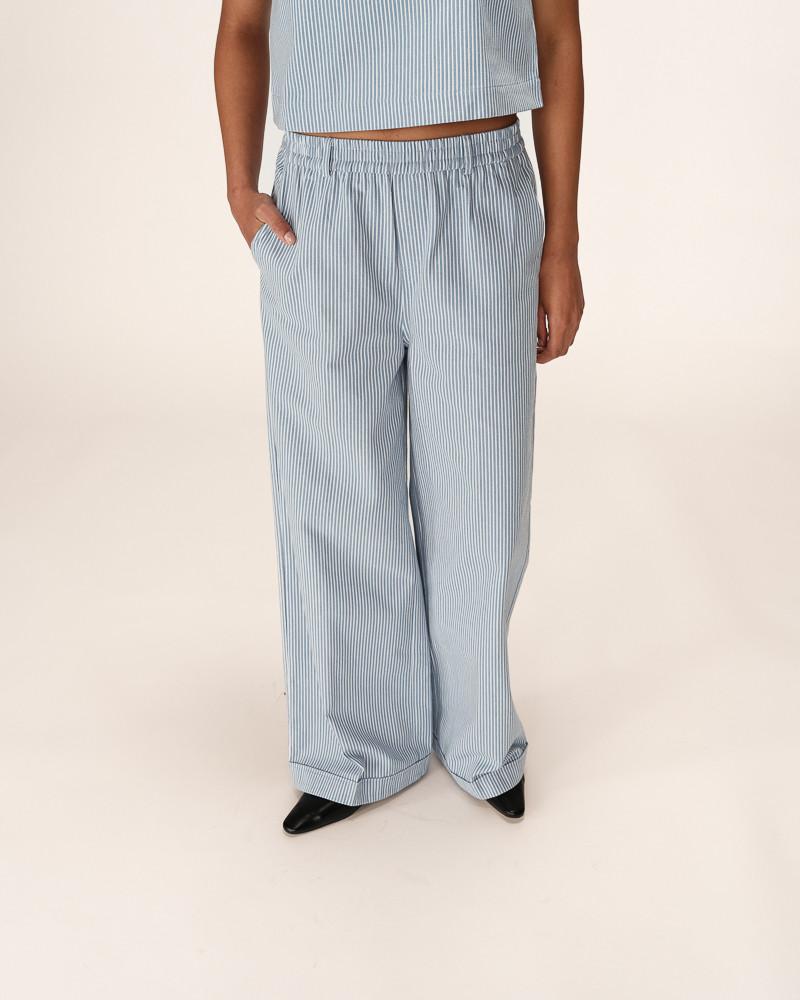 Grace & Mila PANTALON BLEU PATINE