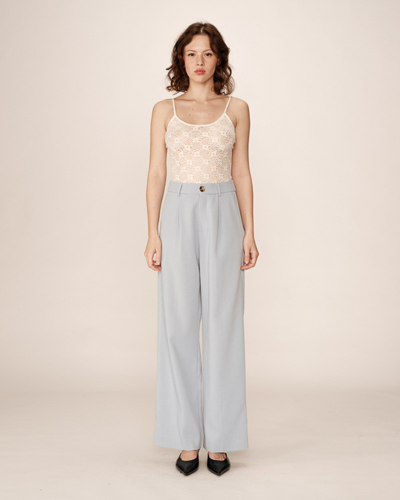 grace & mila PANTALON BLEU PIERRE