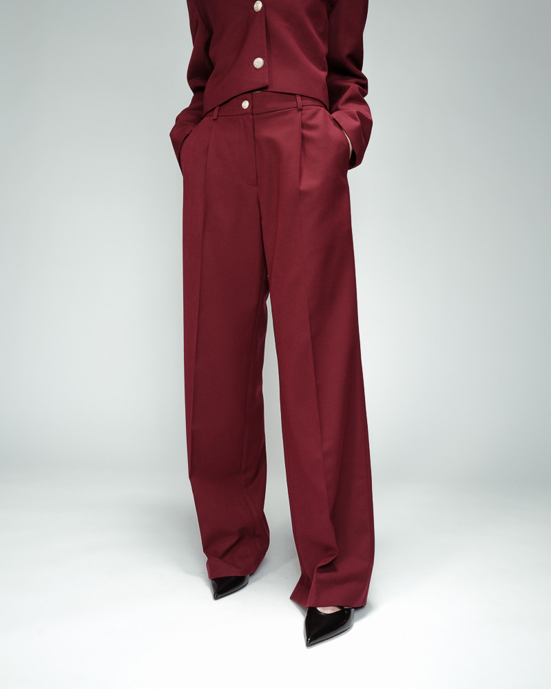 Grace & Mila PANTALON BORDEAUX OSCAR