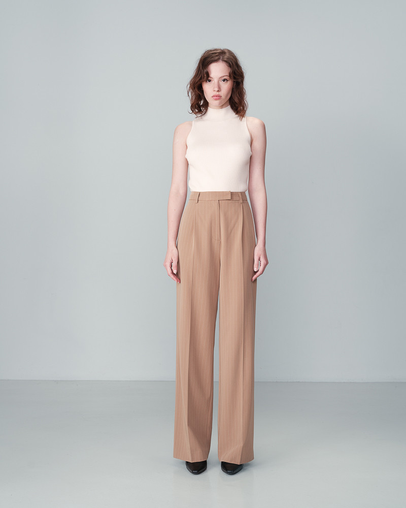 Grace & Mila PANTALON CAMEL NEVE