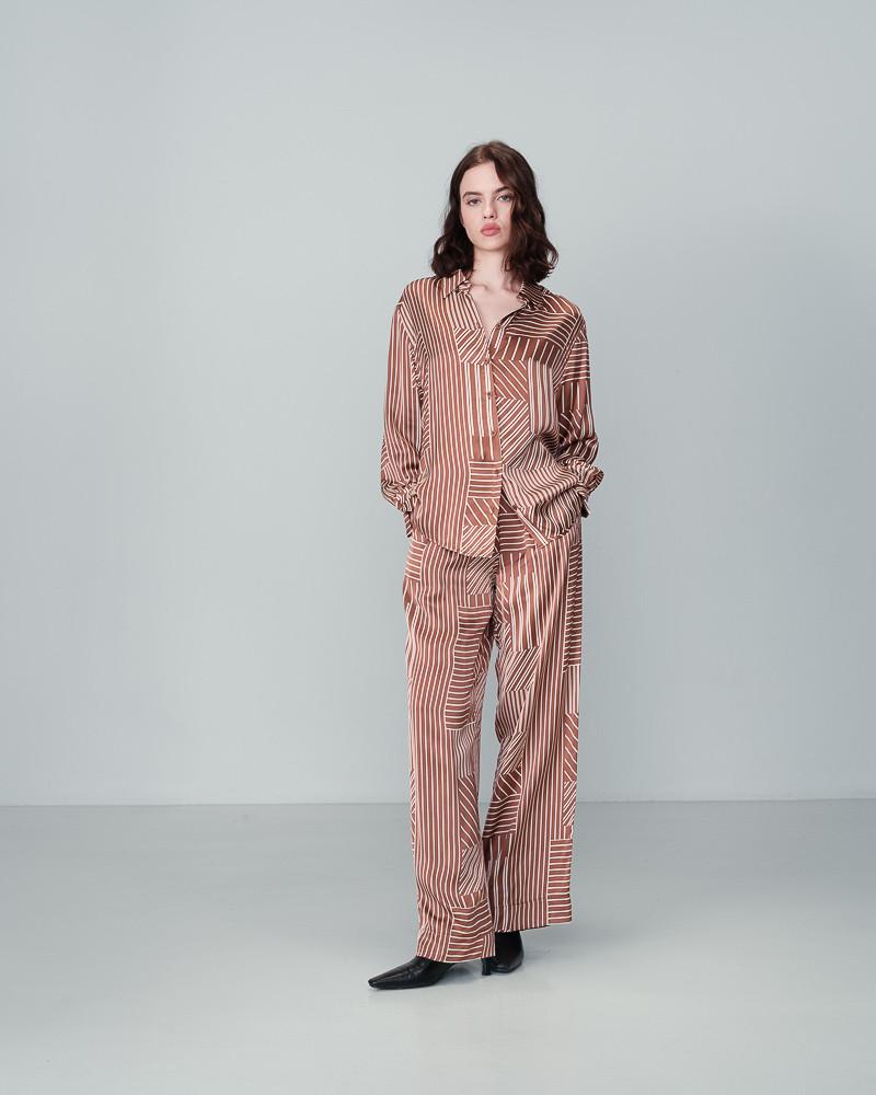 grace & mila PANTALON CHOCOLAT NELSON