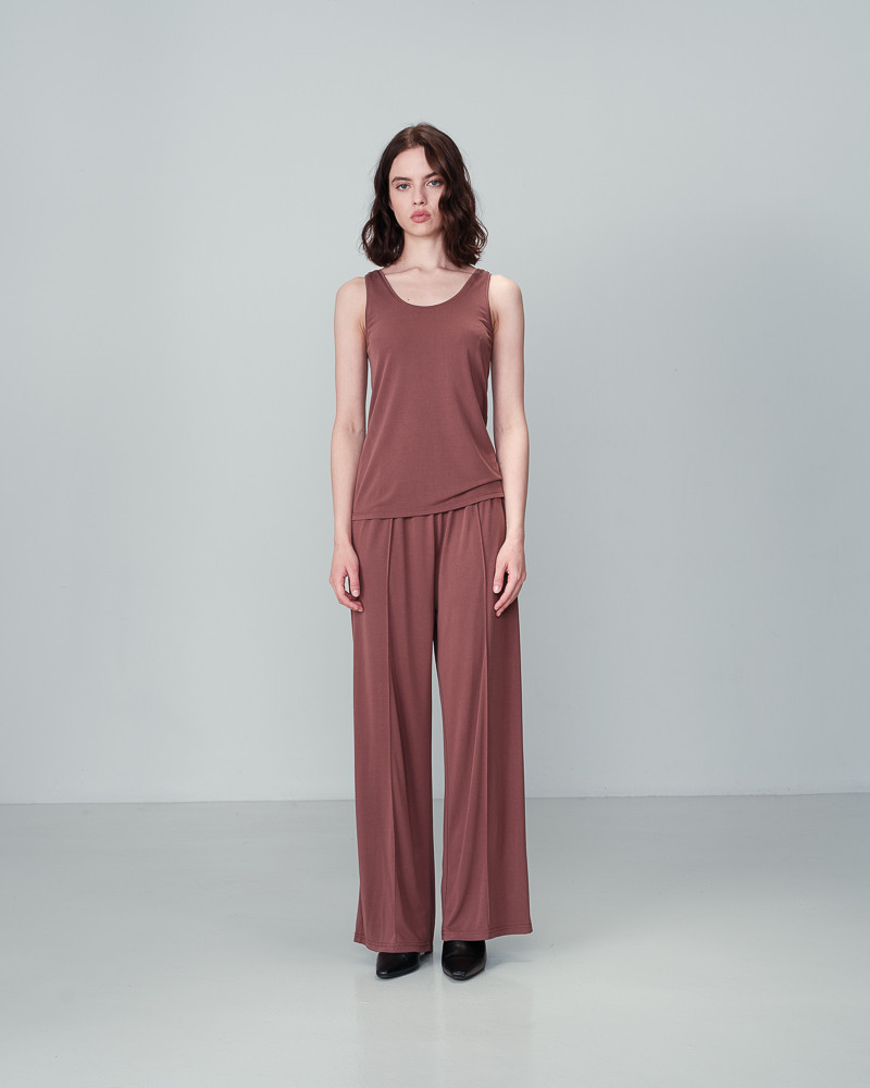 grace & mila PANTALON CHOCOLAT NESS