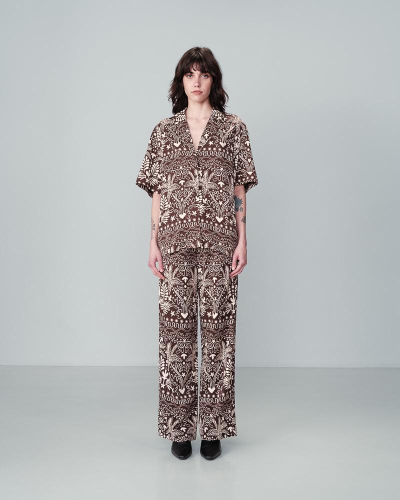 grace & mila PANTALON CHOCOLAT NILOS