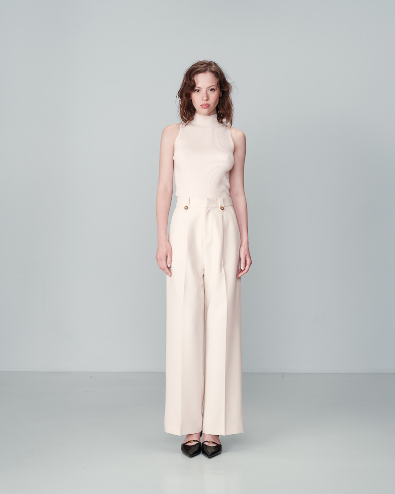 grace & mila PANTALON ECRU NILAY