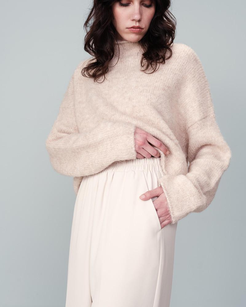 Grace & Mila PANTALON ECRU NOBLESSE