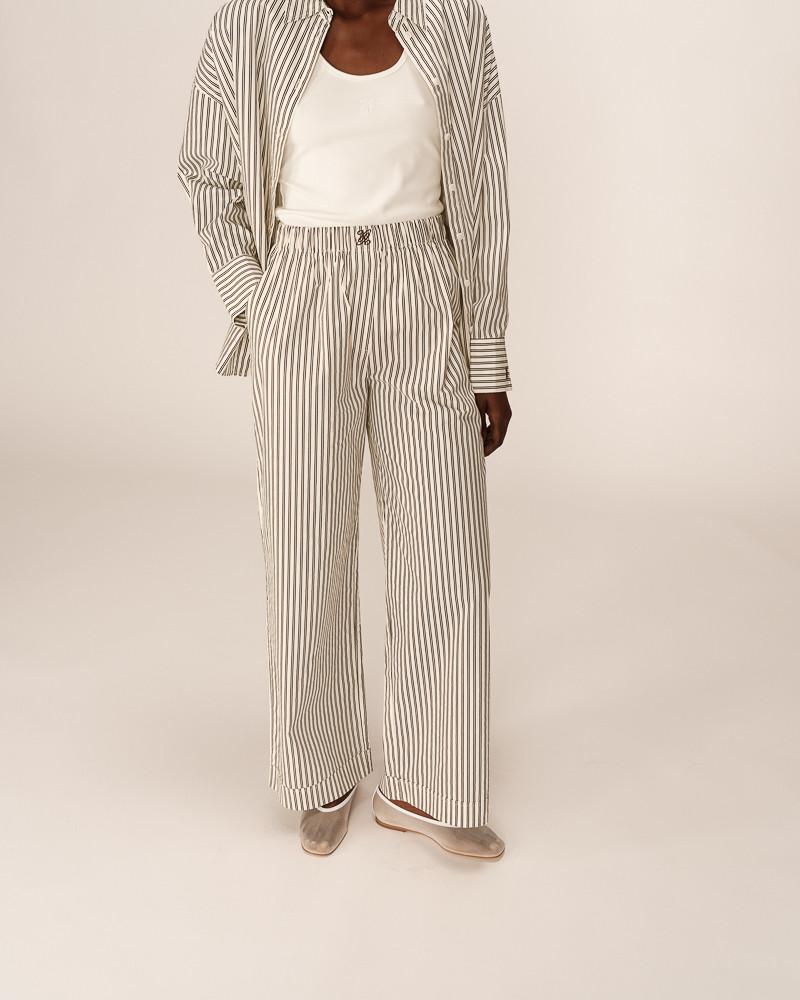 Grace & Mila PANTALON ECRU PARMENTIER