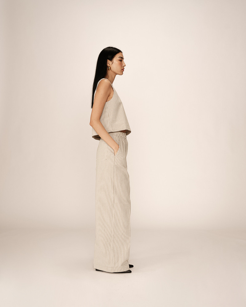 Grace & Mila PANTALON ECRU PATINE