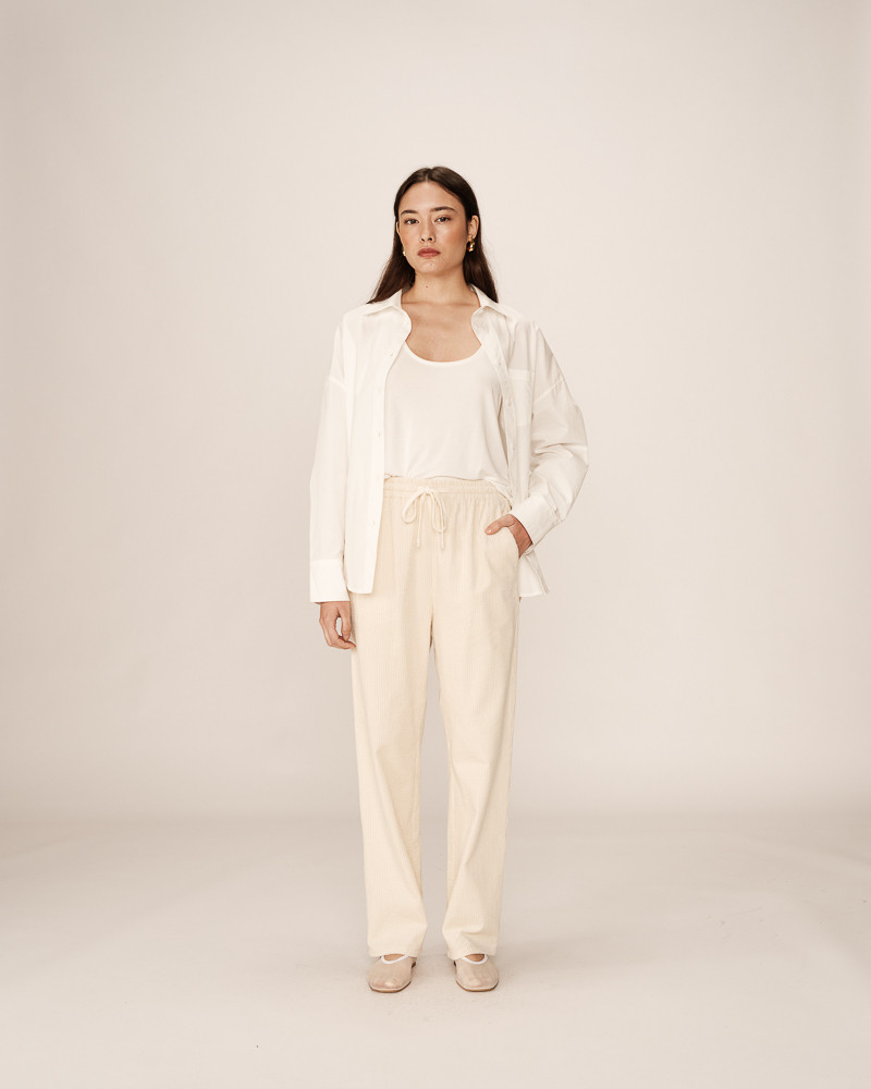 grace & mila PANTALON ECRU PAUL