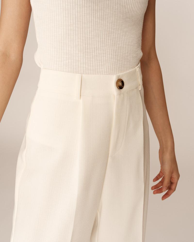 Grace & Mila PANTALON ECRU PIERRE