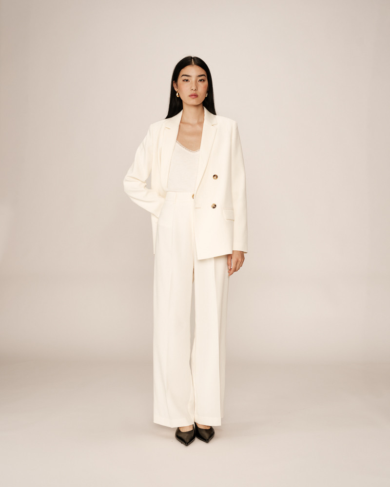 Grace & Mila PANTALON ECRU PIERRE