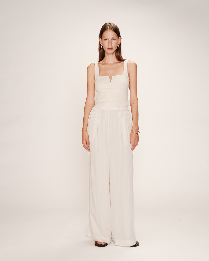 grace & mila PANTALON ECRU RAIN