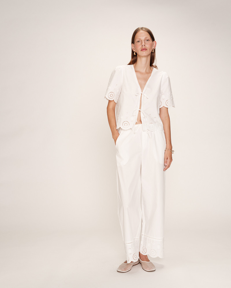 Grace & Mila PANTALON ECRU RENOIR