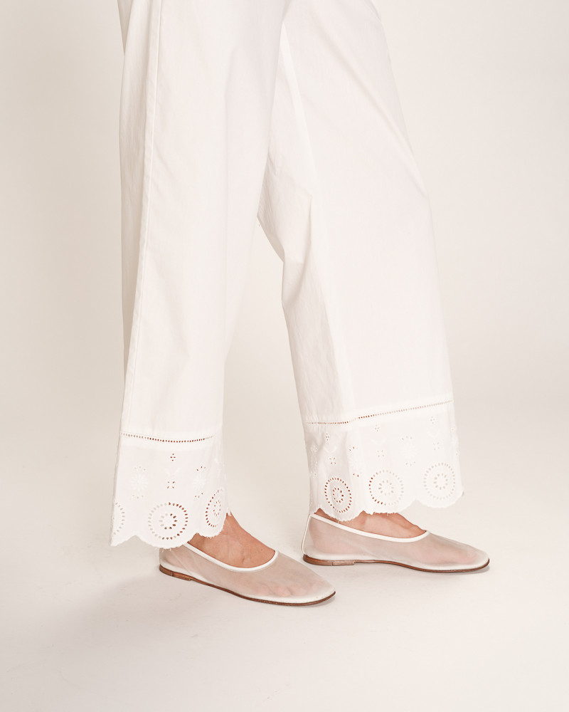 Grace & Mila PANTALON ECRU RENOIR