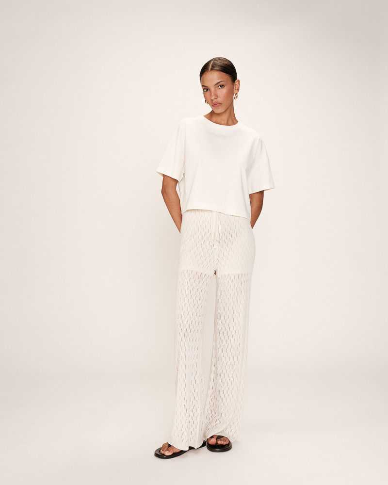 grace & mila PANTALON ECRU ROMY