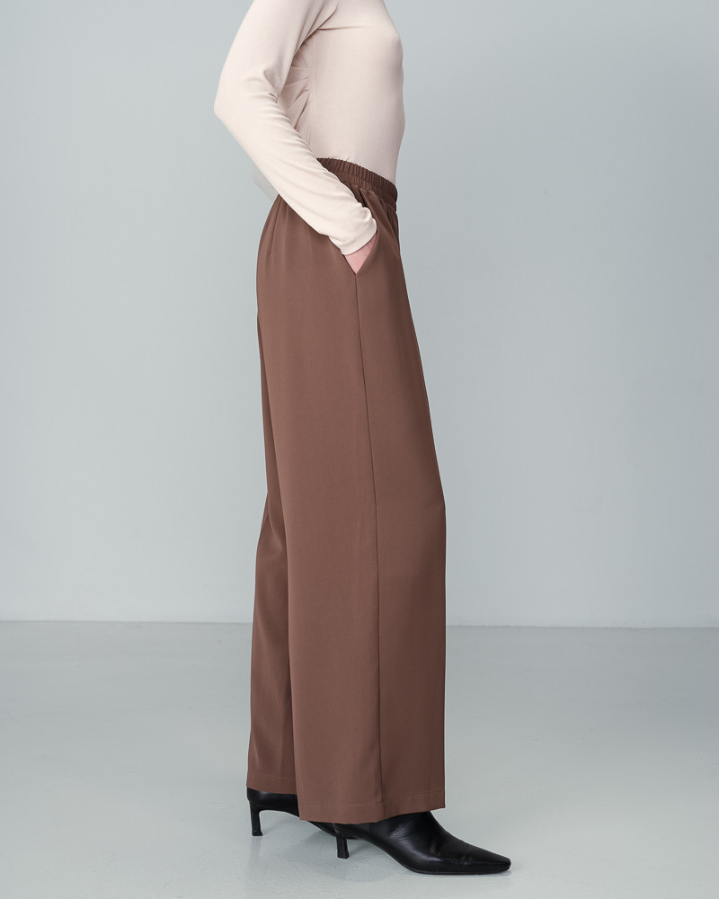 Grace & Mila PANTALON KAKI NOBLESSE