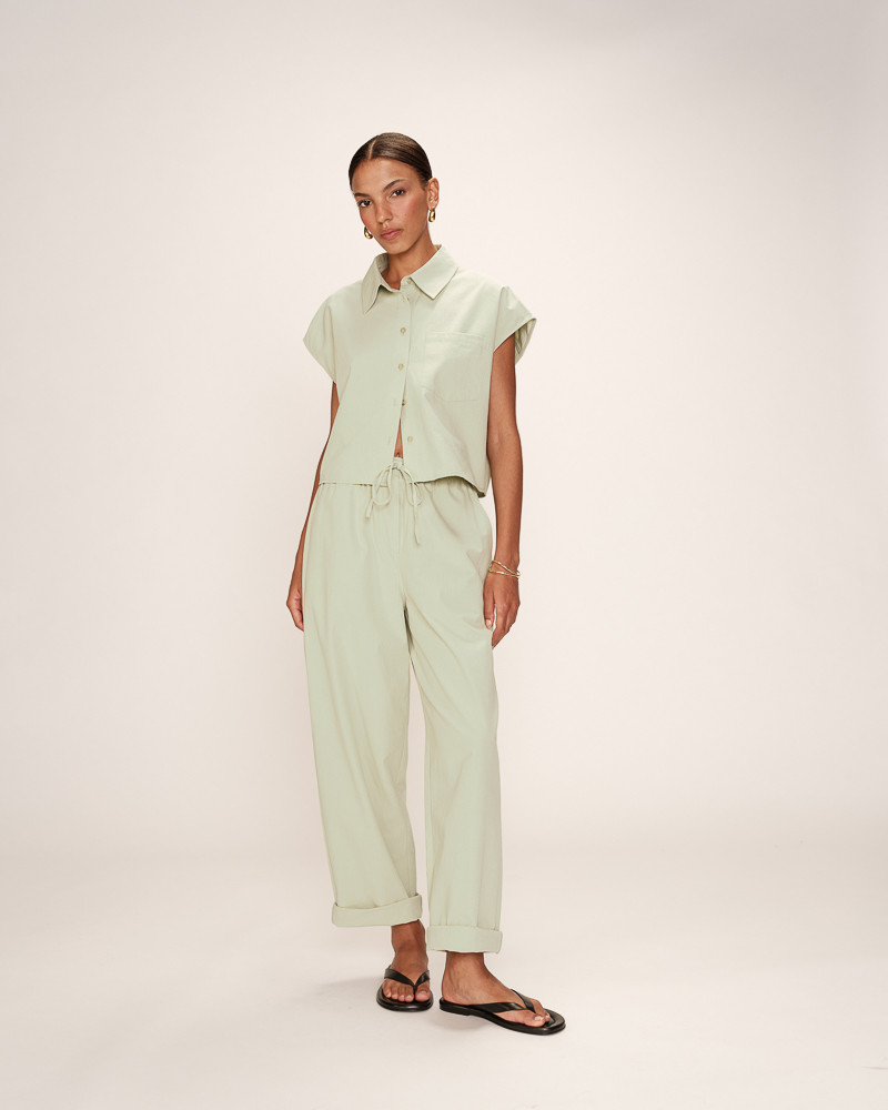 Grace & Mila PANTALON MENTHE RHODE