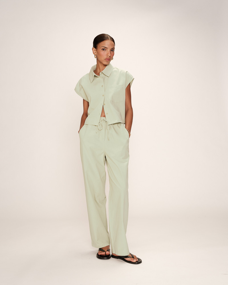 grace & mila PANTALON MENTHE RHODE