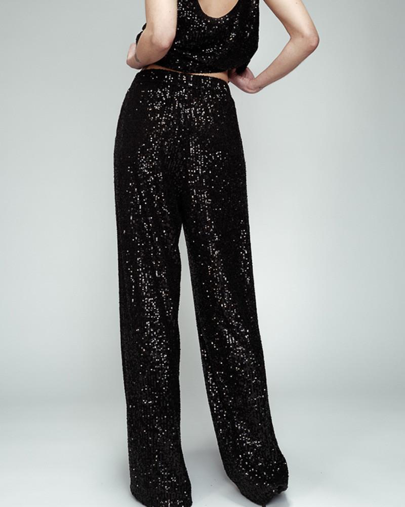 Grace & Mila PANTALON NOIR OCTAVE