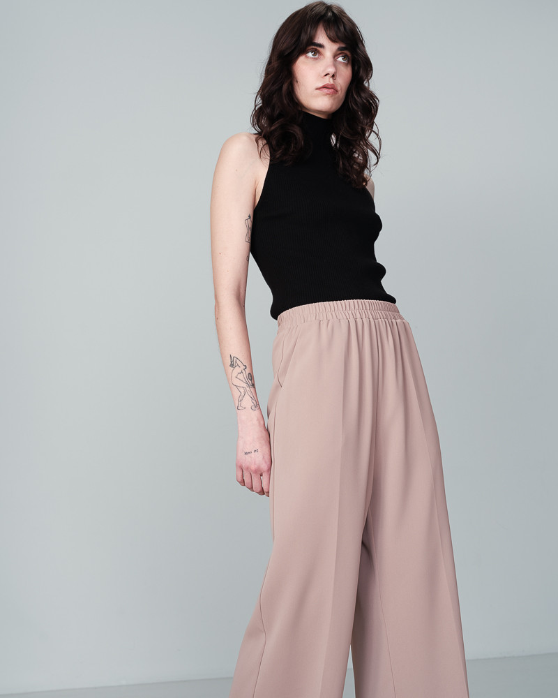 Grace & Mila PANTALON TAUPE NOBLESSE