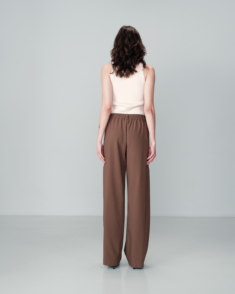 Grace & Mila PANTALON TAUPE NOYOCO
