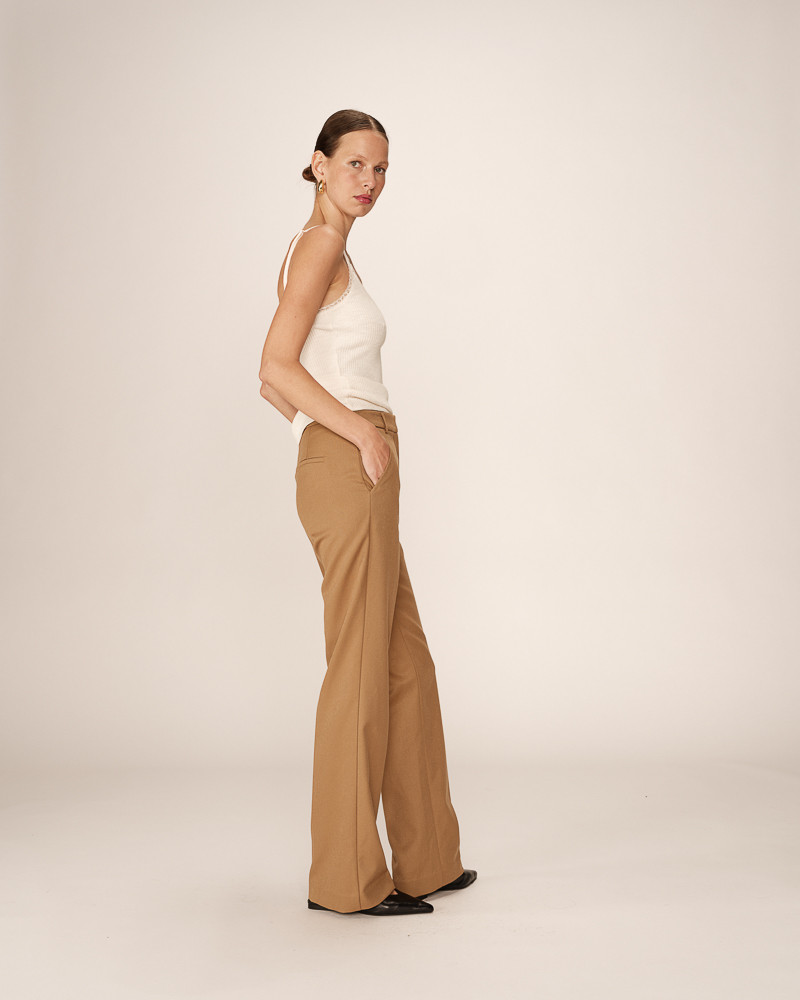 Grace & Mila PANTALON TAUPE PEOPLE