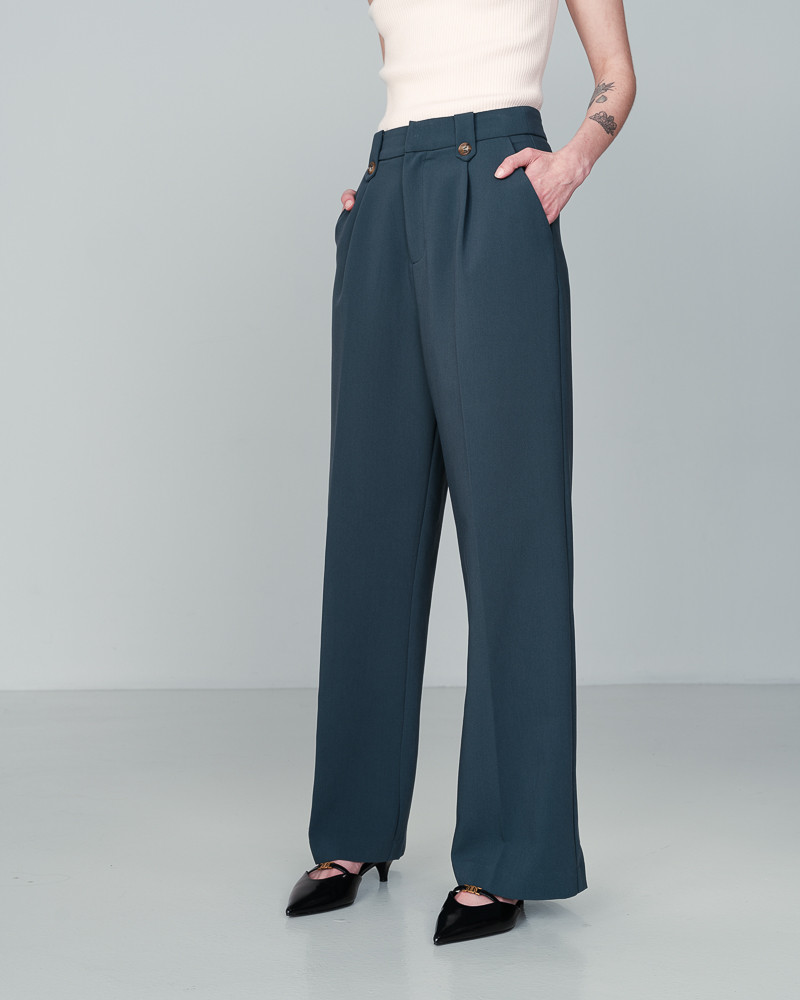 Grace & Mila PANTALON VERT NILAY